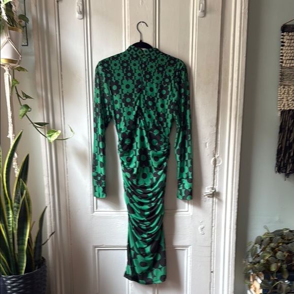 Green Mesh Floral Dress Farm Rio - Picture 6 of 6